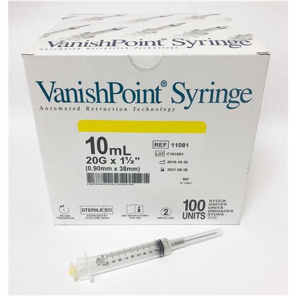 Syringe 10mL 20gx1-1/2